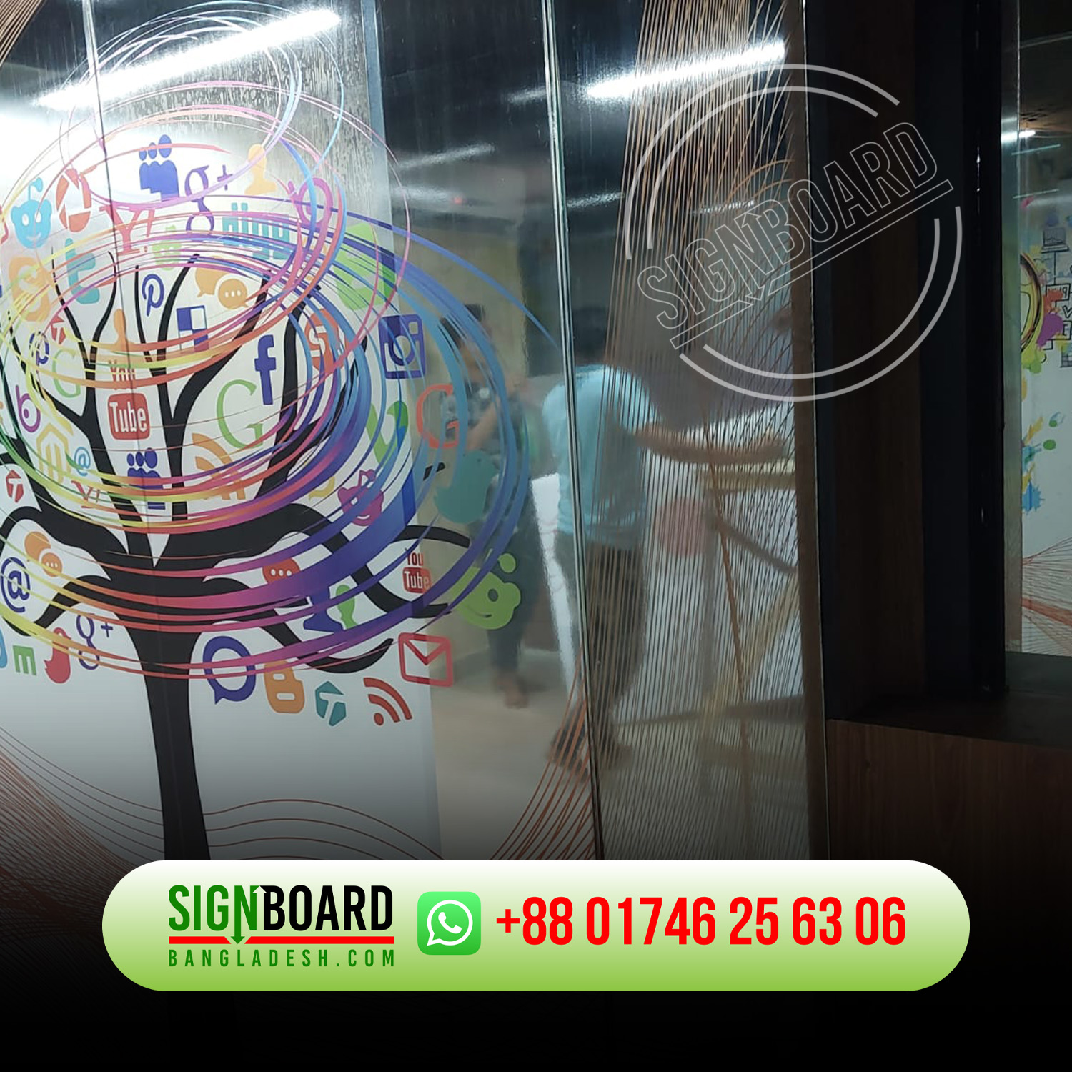 Glass Sticker Supplier And Printing Company in Bangladesh