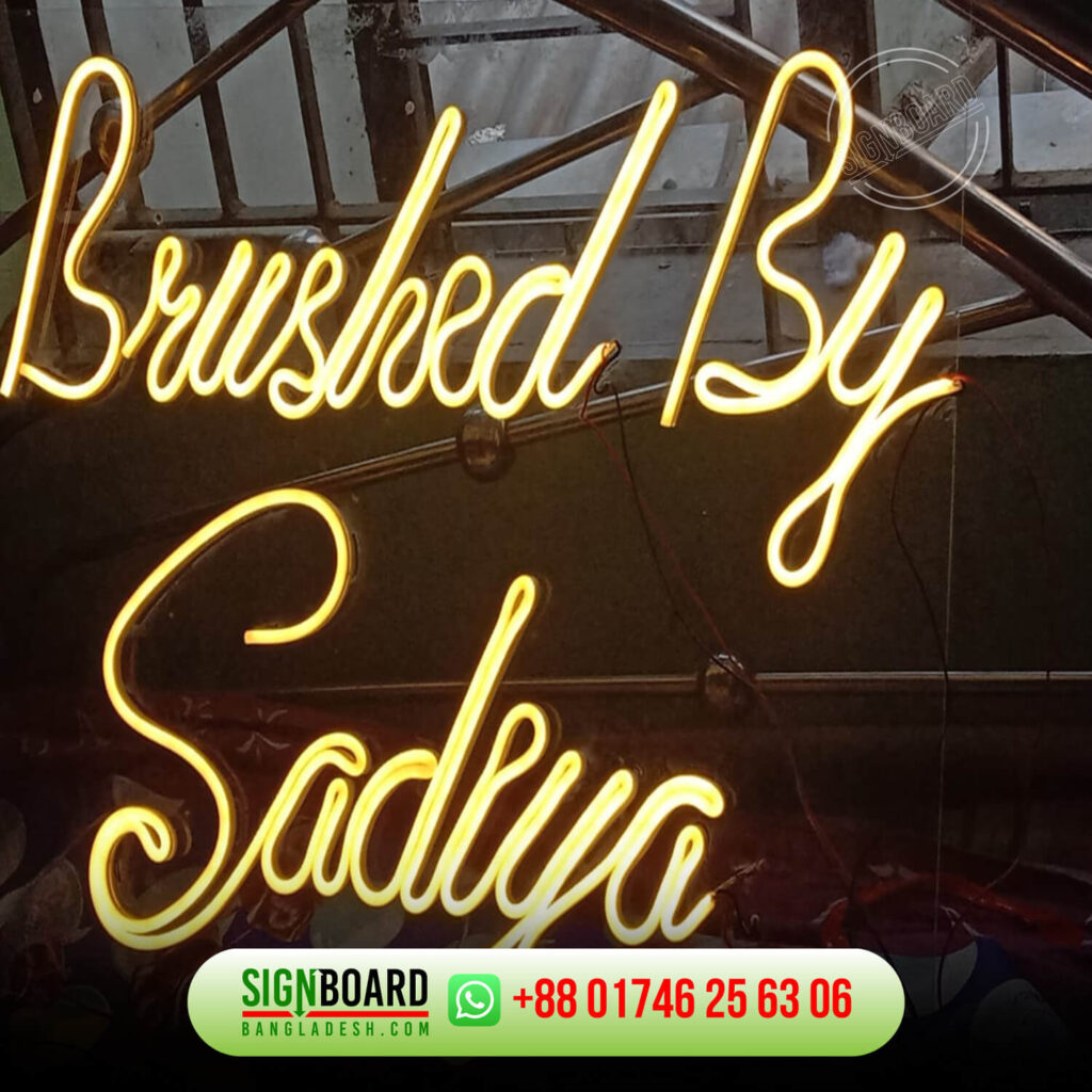 Neon Letter Signs for Birthday and Wedding Bangladesh