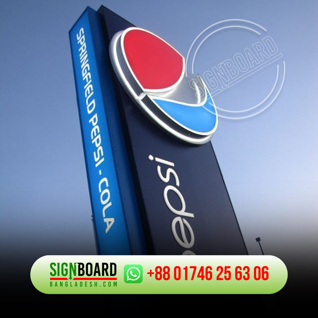 ACP Totem Pole Signage Makers in Bangladesh
