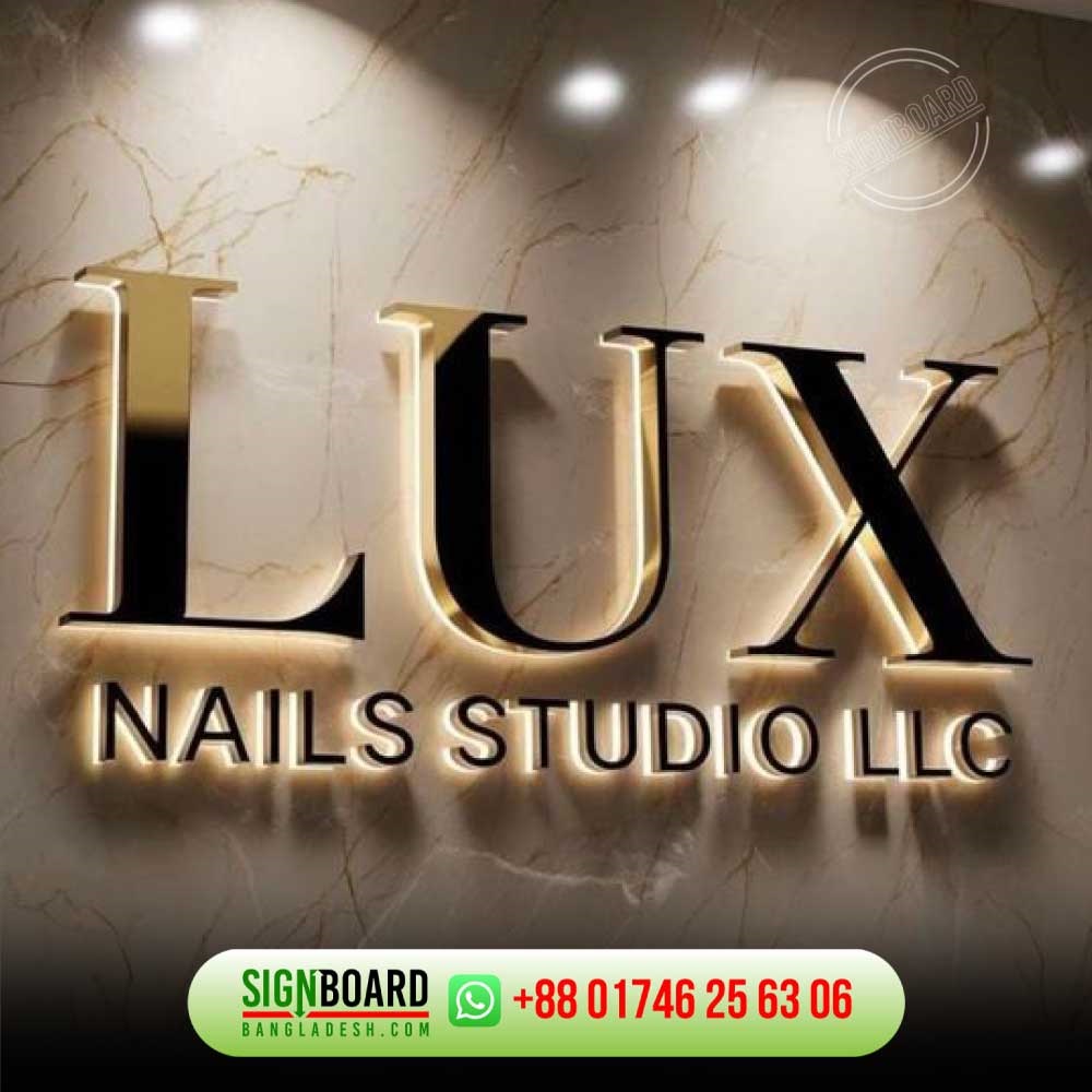 BACKLIT LETTER LIGHTING SIGNAGE