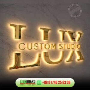 BACKLIT LETTER LIGHTING SIGNAGE 