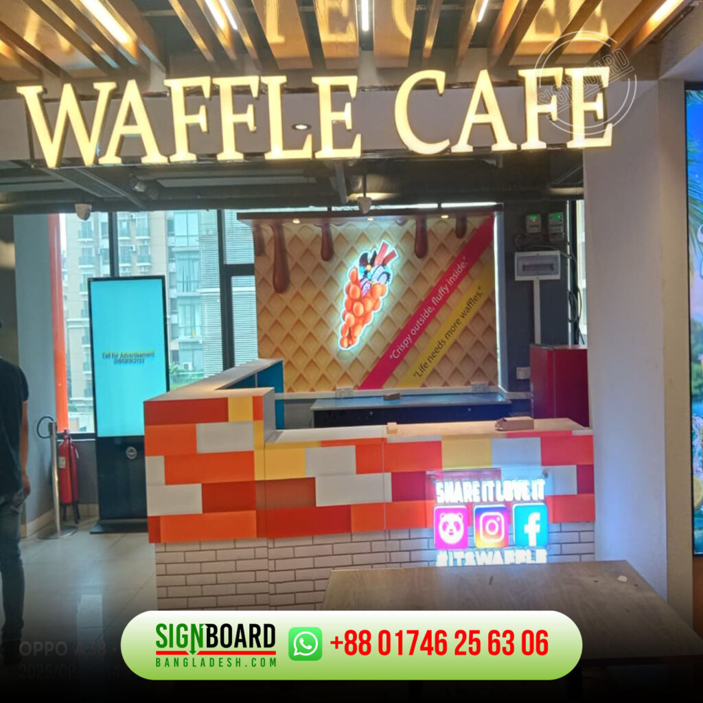 Stainless Steel LED Letters for Restaurant