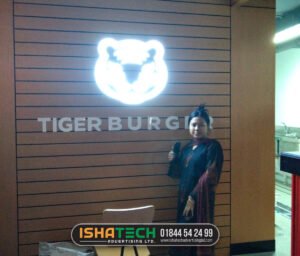 Restaurant LED Logo Nameplate